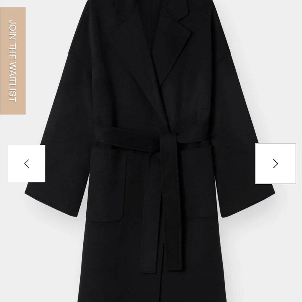 The Curated - The Boyfriend Coat - Black / Size Small - Picture 6 of 16